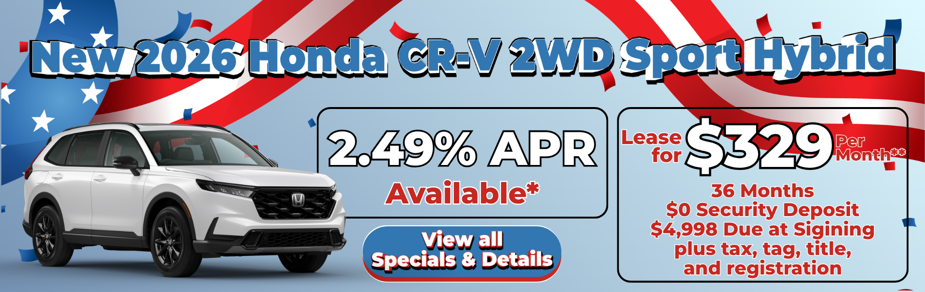 New 2026 Honda CR-V Hybrid