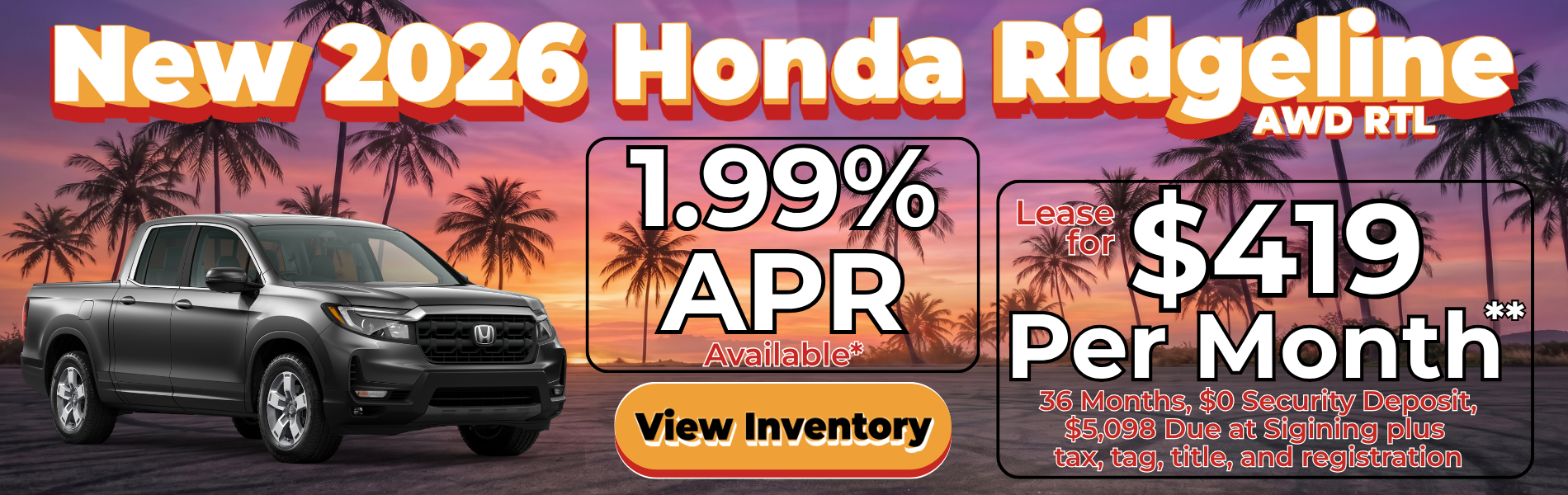 2026 Honda Ridgeline