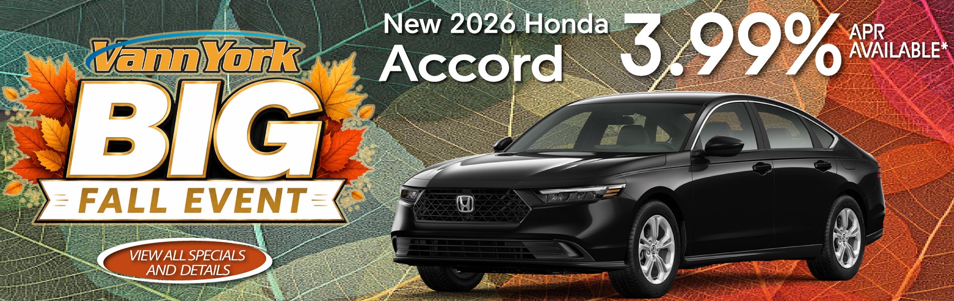 New 2026 Honda Accord Special