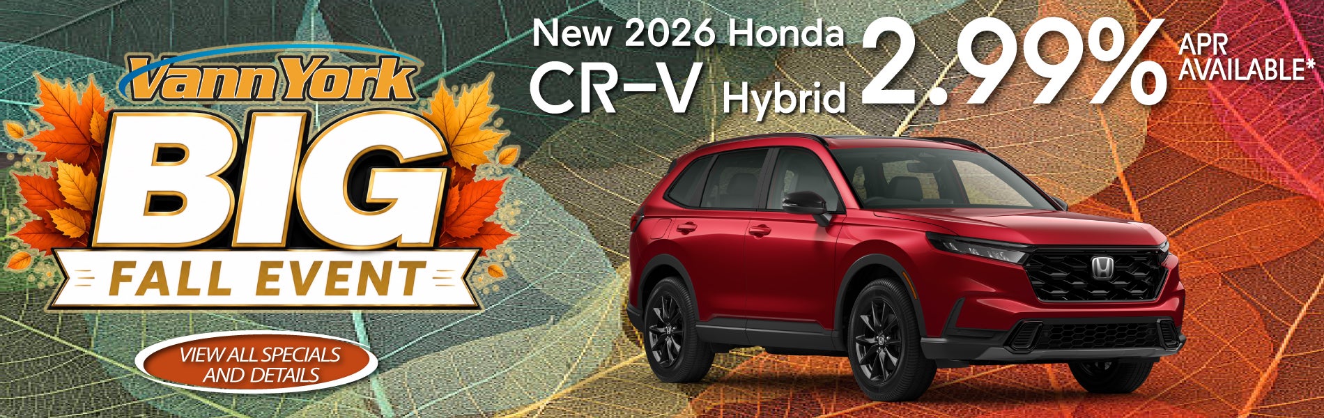 New 2026 Honda CR-V Hybrid Special