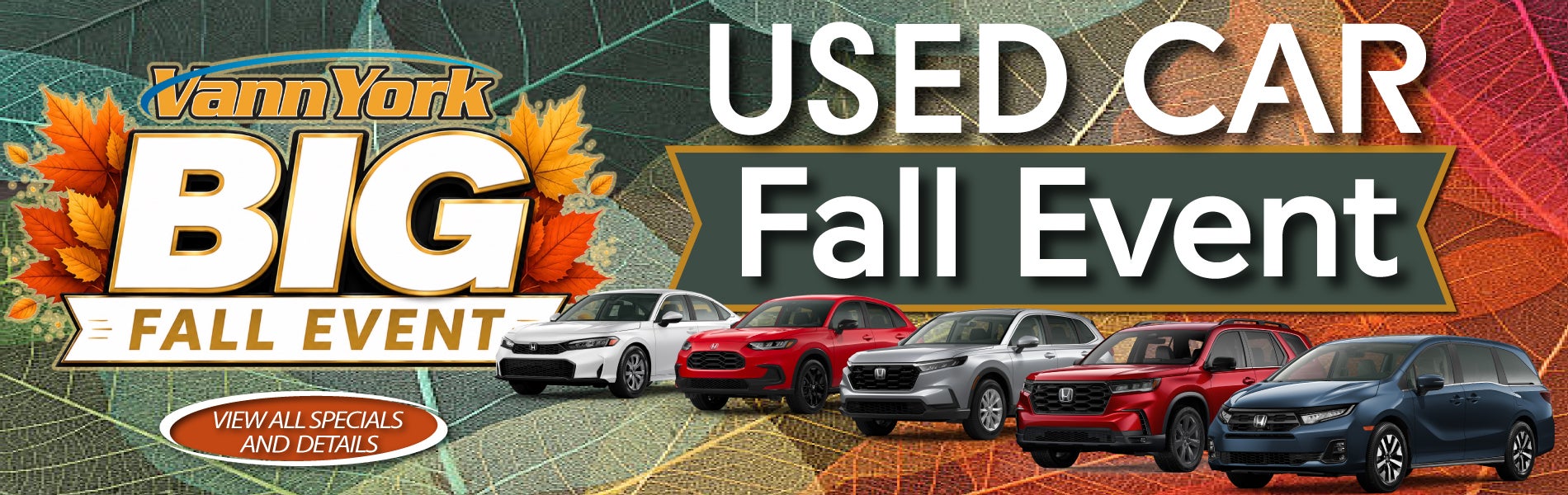 Vann York Used Car Fall Event
