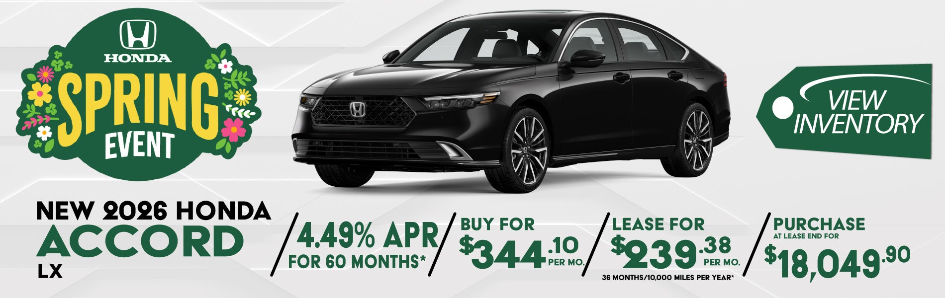 2025 Honda Accord Offer