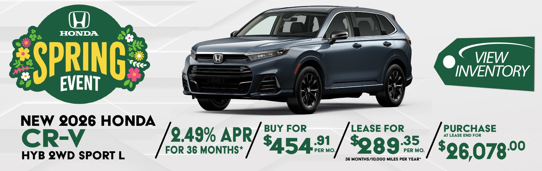 2026 Honda CR-V offer