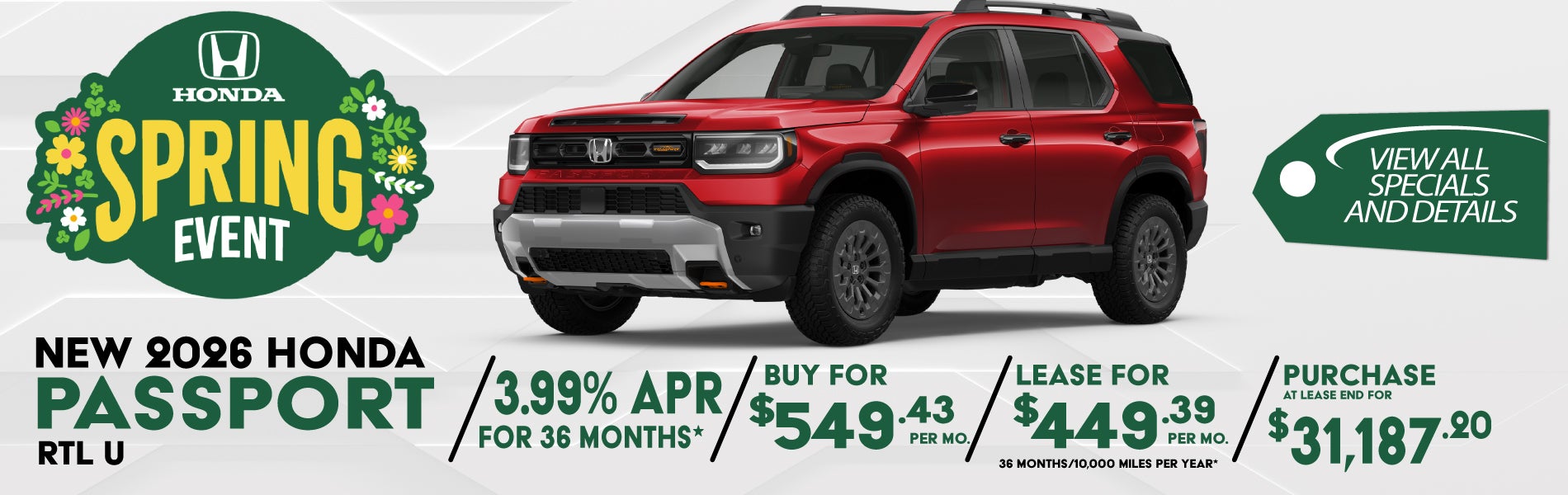 New 2026 Passport Offer