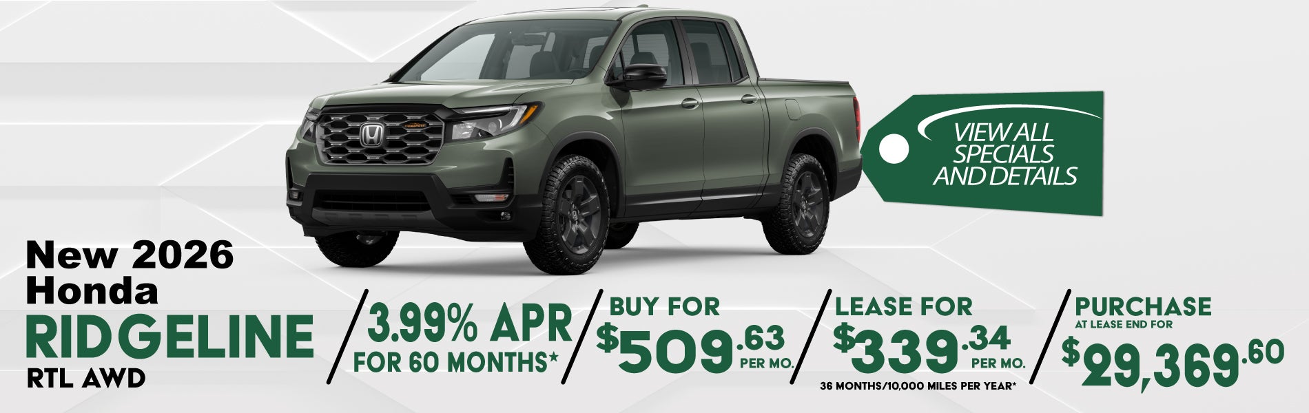 New 2026 Honda Passport special offer near Greensboro